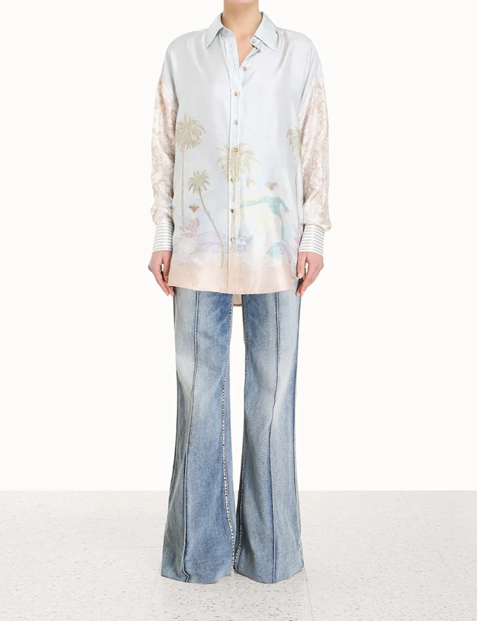 ZIMMERMANN Sensory Spliced Shirt