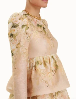 Outlet ZIMMERMANN Sensory Tiered Midi Dress