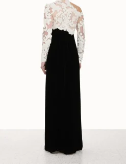 Discount ZIMMERMANN Sensory Velvet Bodice Gown
