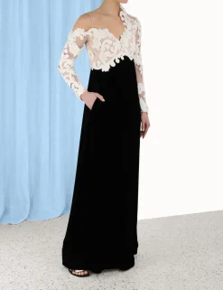Best ZIMMERMANN Sensory Velvet Bodice Gown