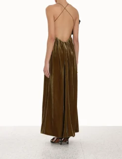 Hot ZIMMERMANN Sensory Velvet Dress