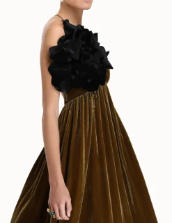 Hot ZIMMERMANN Sensory Velvet Dress