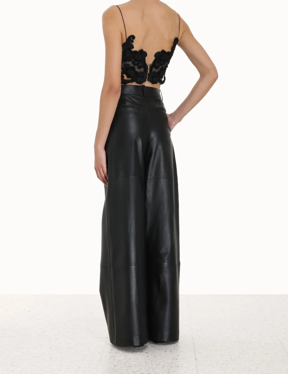 Hot ZIMMERMANN Sensory Velvet Lace Bodice