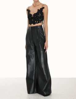 Clearance ZIMMERMANN Sensory Velvet Lace Bodice
