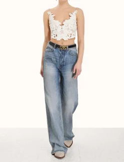 ZIMMERMANN Sensory Velvet Lace Bodice