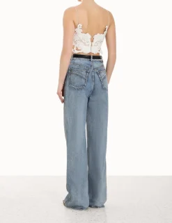 ZIMMERMANN Sensory Velvet Lace Bodice