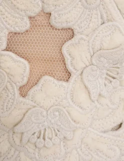 Online ZIMMERMANN Sensory Velvet Lace Bodice