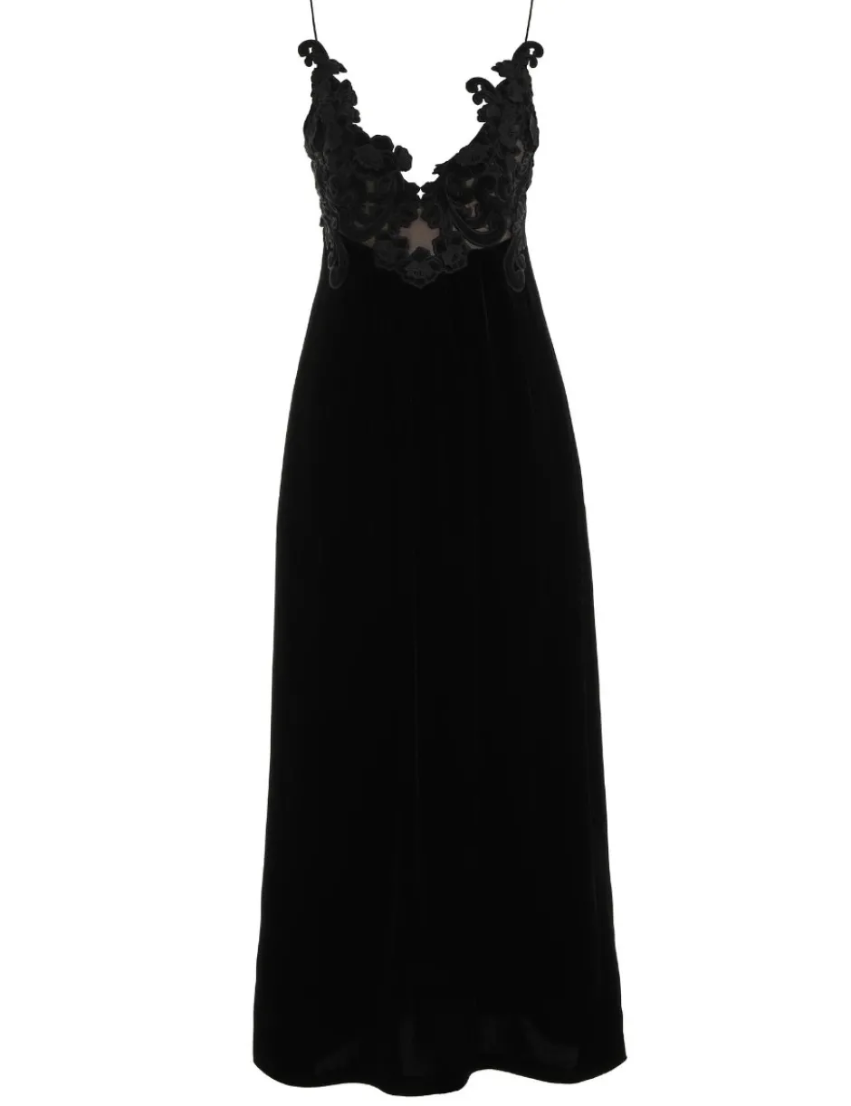 Best ZIMMERMANN Sensory Velvet Slip Dress
