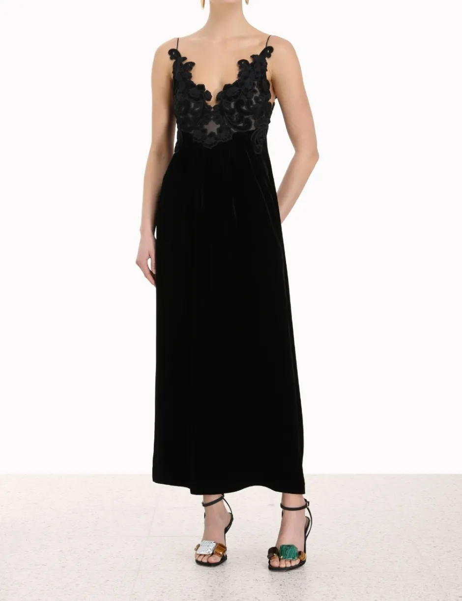Best ZIMMERMANN Sensory Velvet Slip Dress