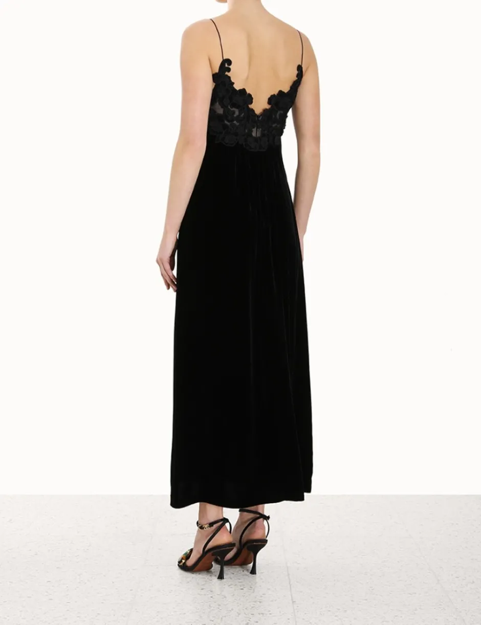 Best ZIMMERMANN Sensory Velvet Slip Dress