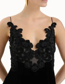 New ZIMMERMANN Sensory Velvet Slip Dress