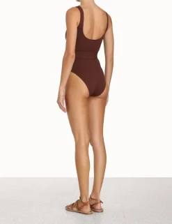 Clearance ZIMMERMANN Separates Sculpt Belted 1Pc