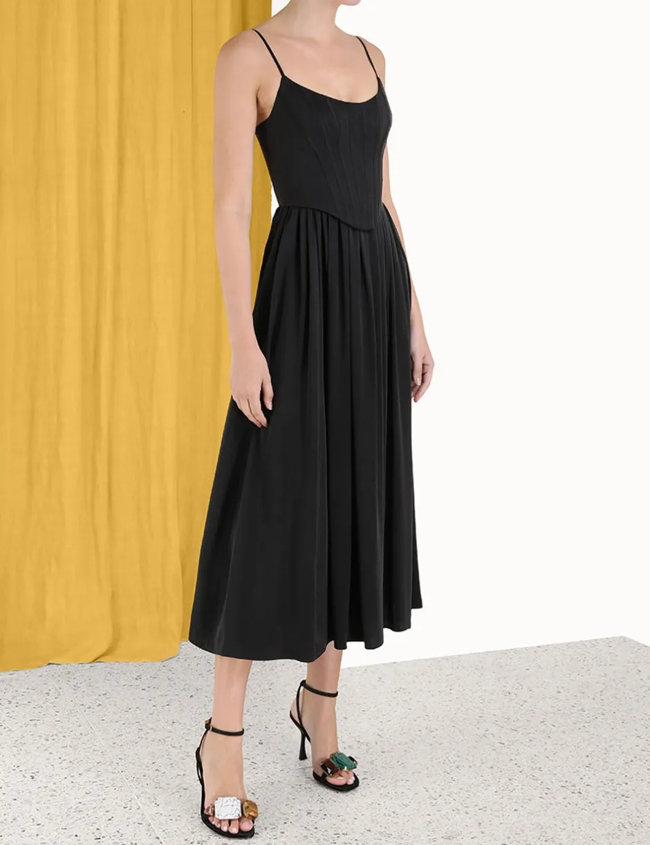 ZIMMERMANN Silk Corset Dress