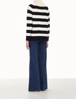 ZIMMERMANN Striped Roll Neck Sweater