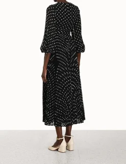 Clearance ZIMMERMANN Sunray Long Sleeve Midi