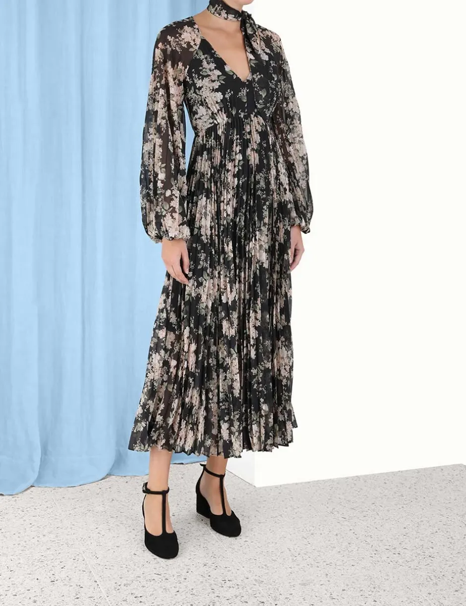 Sale ZIMMERMANN Sunray Pleated Midi Dress