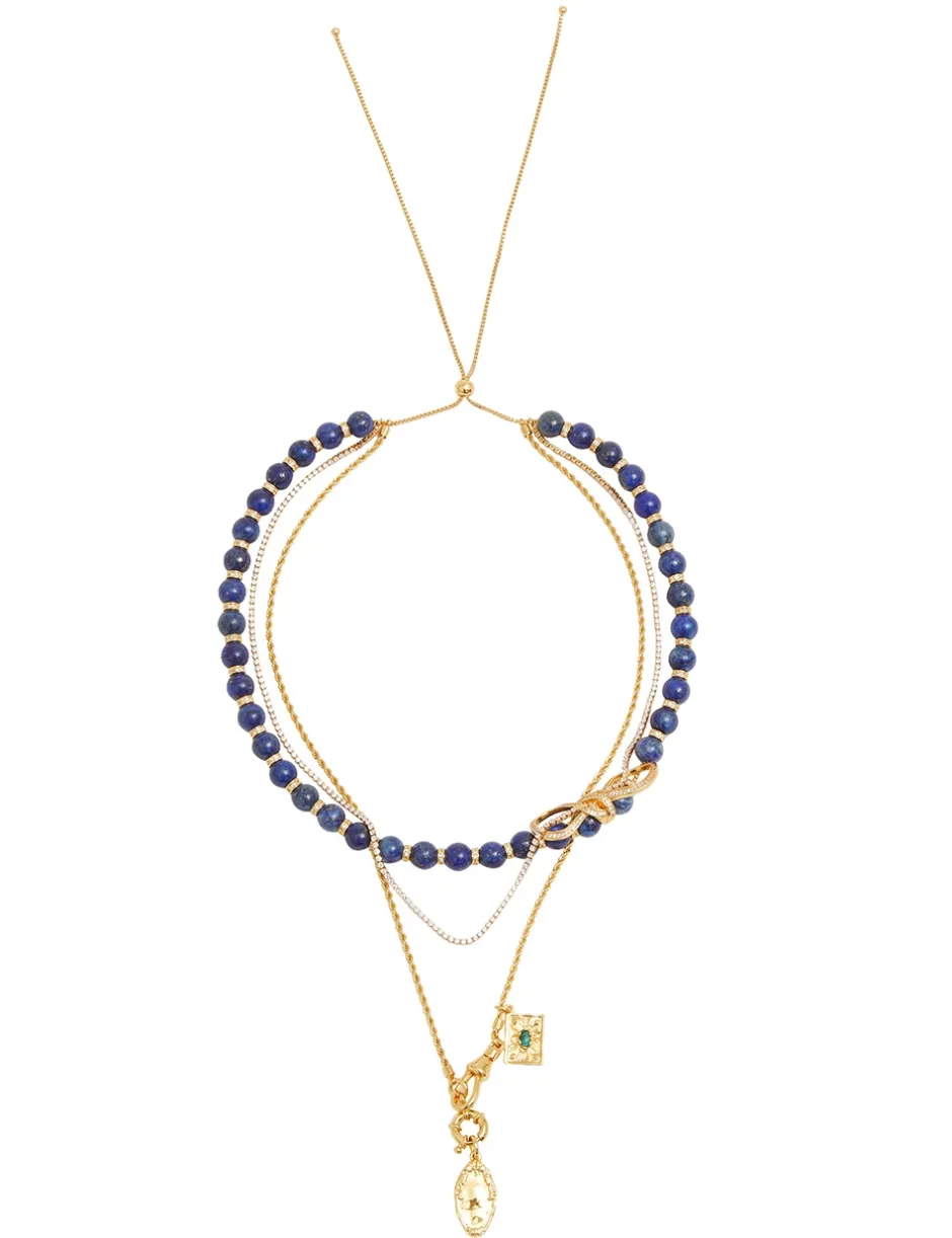 Outlet ZIMMERMANN Tangled Collage Chain Necklace