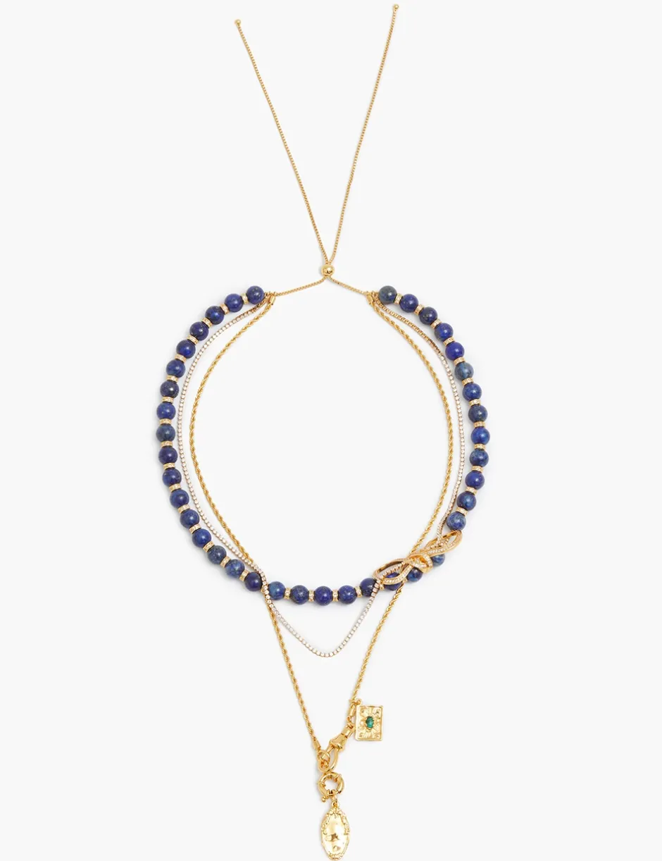 Outlet ZIMMERMANN Tangled Collage Chain Necklace