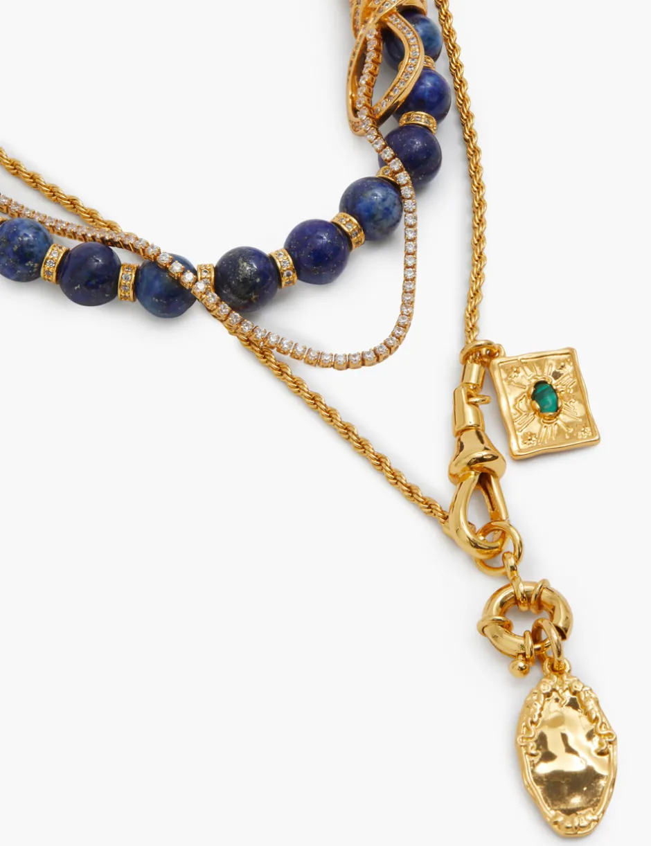 Outlet ZIMMERMANN Tangled Collage Chain Necklace