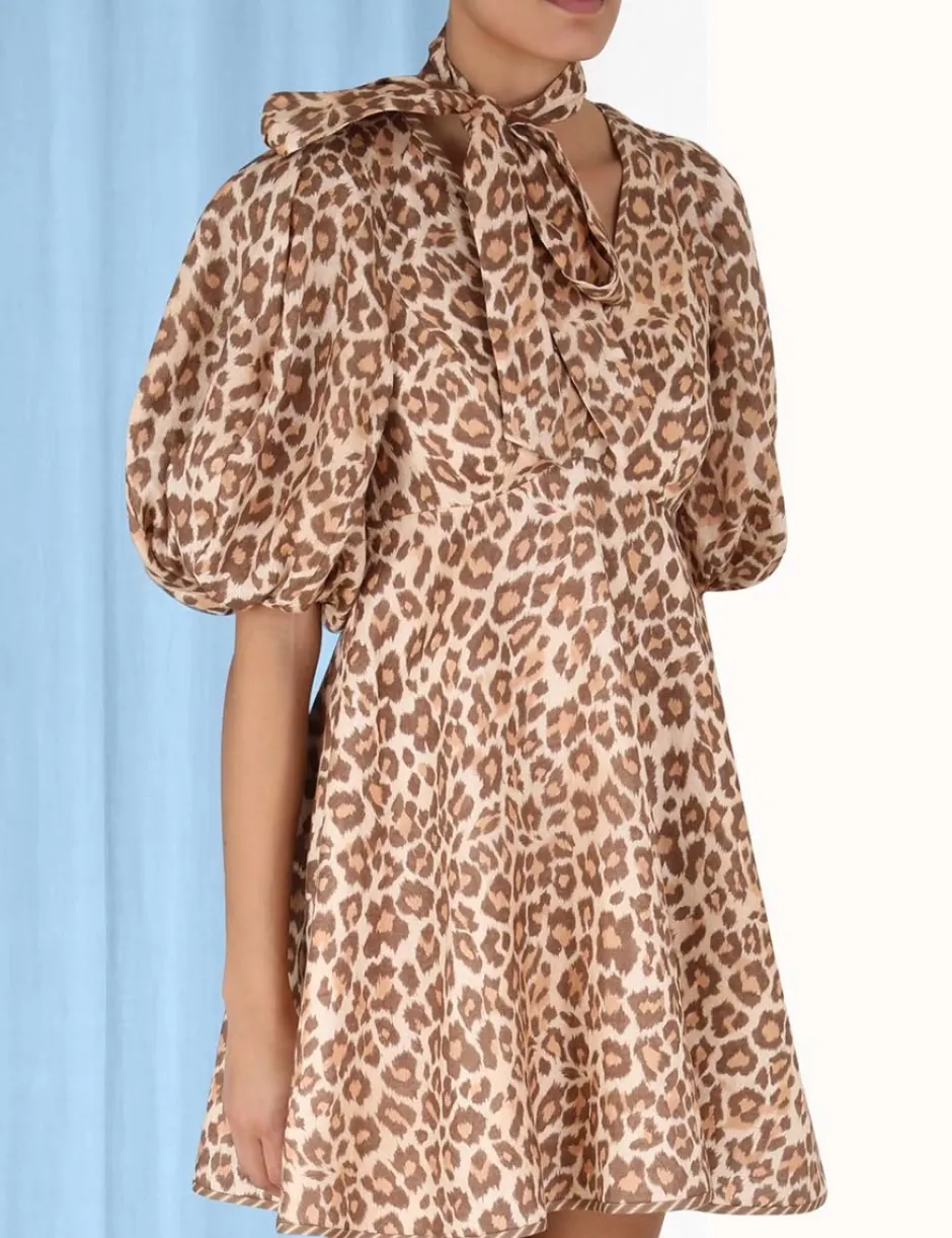 Best ZIMMERMANN Tie Neck Mini Dress