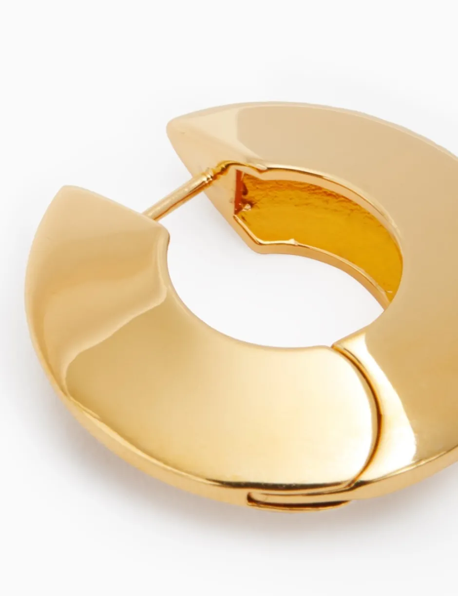 Clearance ZIMMERMANN Triangle Section Hoop Earrings
