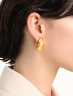 Online ZIMMERMANN Triangle Section Hoop Earrings