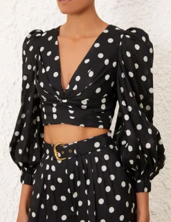 Outlet ZIMMERMANN Tuck Bodice Top