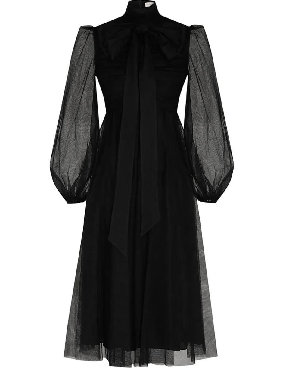 Best ZIMMERMANN Tulle Midi Dress
