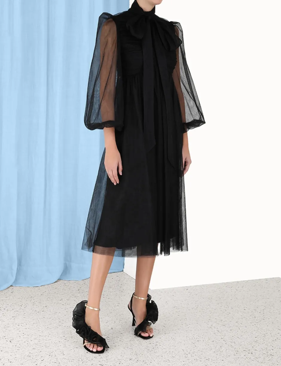 Best ZIMMERMANN Tulle Midi Dress
