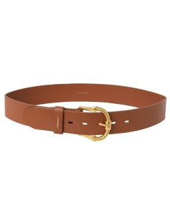 New ZIMMERMANN Twisted Buckle Leather Belt 40