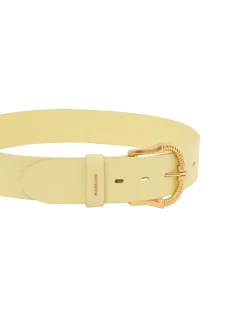 Outlet ZIMMERMANN Twisted Buckle Leather Belt 40