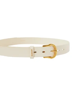 Outlet ZIMMERMANN Twisted Buckle Leather Belt 30