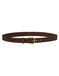 ZIMMERMANN Twisted Buckle Leather Belt 30