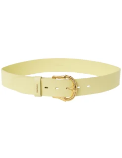 New ZIMMERMANN Twisted Buckle Leather Belt 40