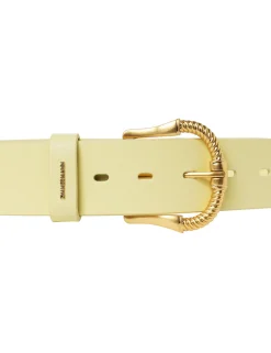 New ZIMMERMANN Twisted Buckle Leather Belt 40