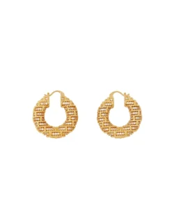 Clearance ZIMMERMANN Twisted Rope Pave Hoops
