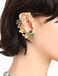 Online ZIMMERMANN Twisted Wire Flower Ear Cuff