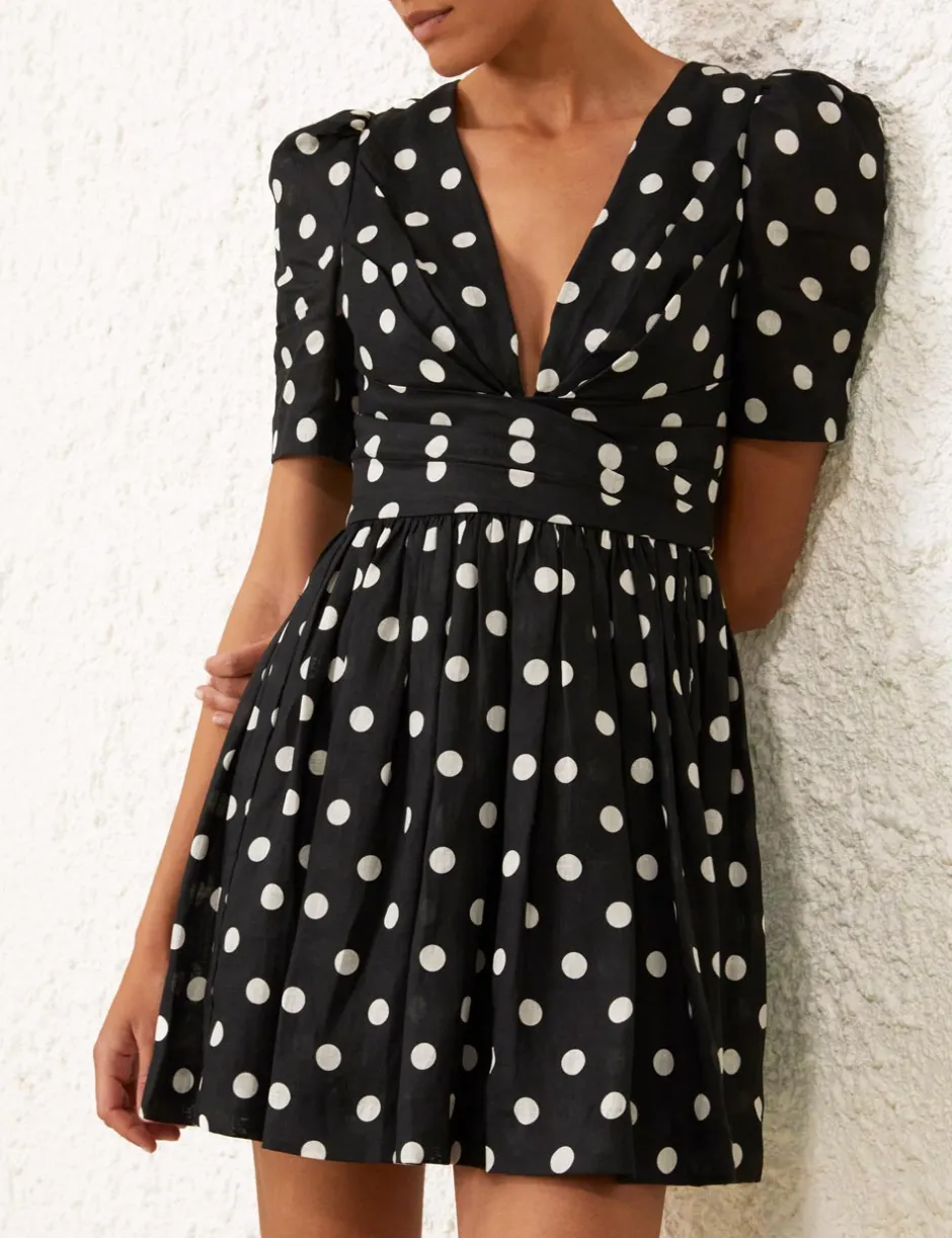 Best ZIMMERMANN V Neck Mini Dress