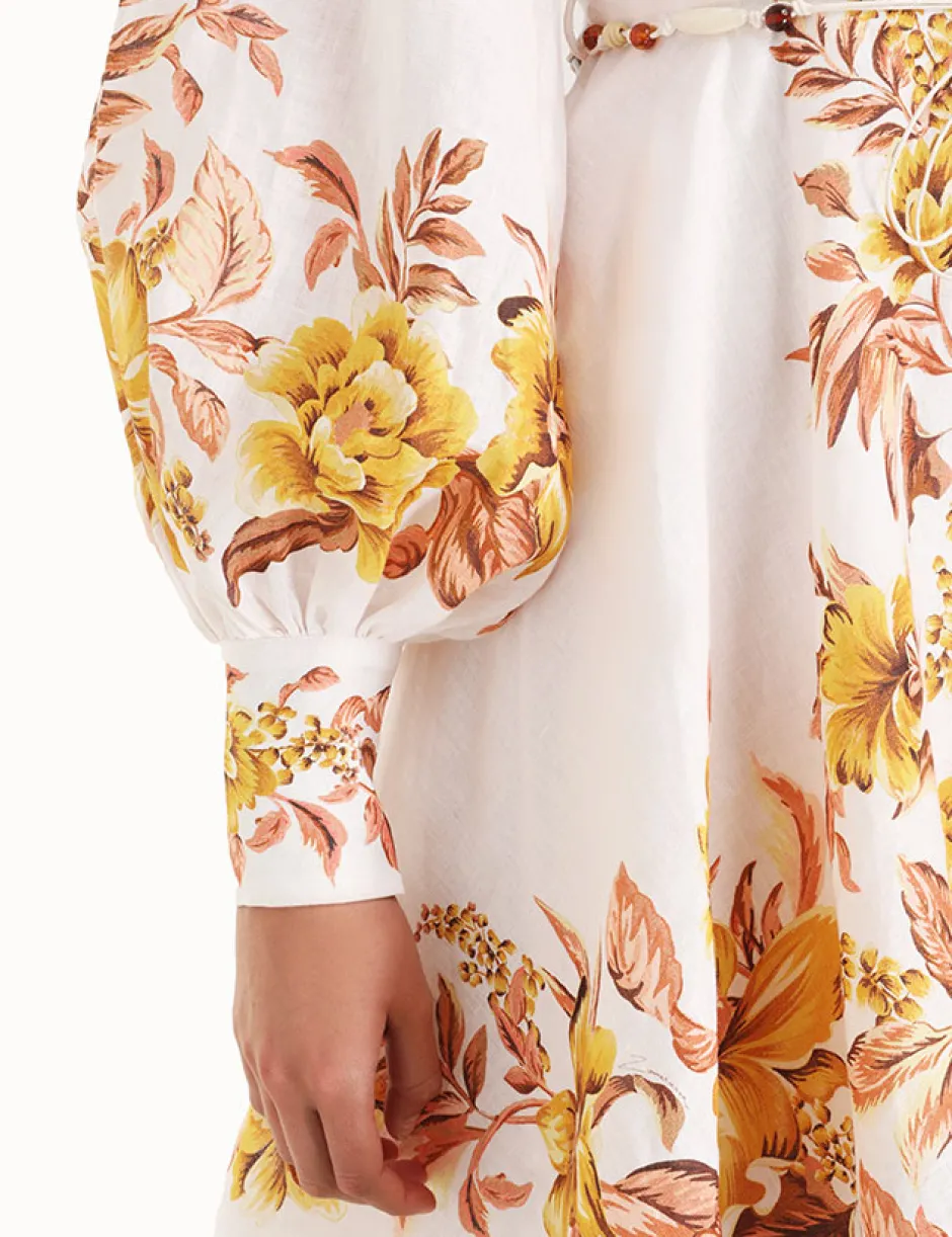 Hot ZIMMERMANN Vacay Button Up Mini Dress