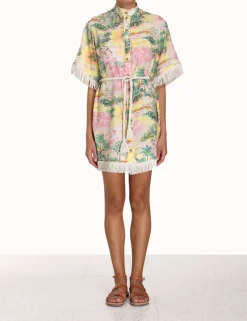 Online ZIMMERMANN Vacay Short Sleeve Dress