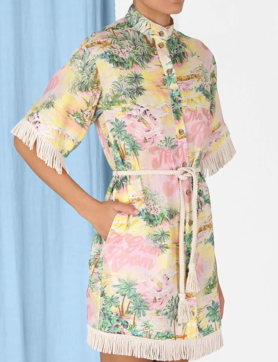 Clearance ZIMMERMANN Vacay Short Sleeve Dress
