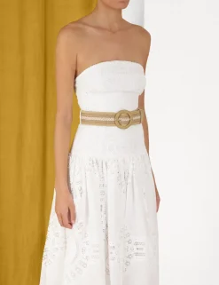 Hot ZIMMERMANN Vacay Strapless Midi Dress