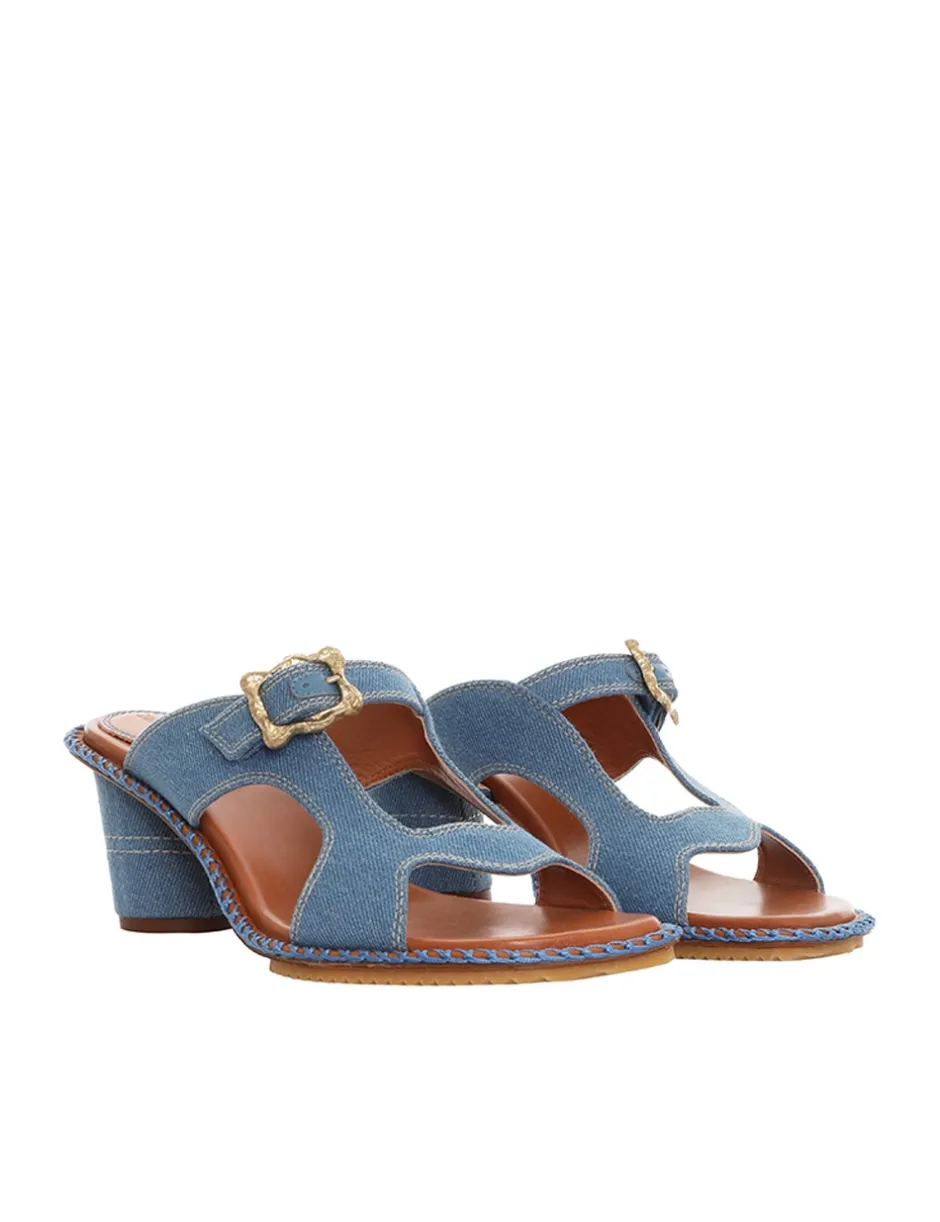 Sale ZIMMERMANN Wavy Mule Sandal 65