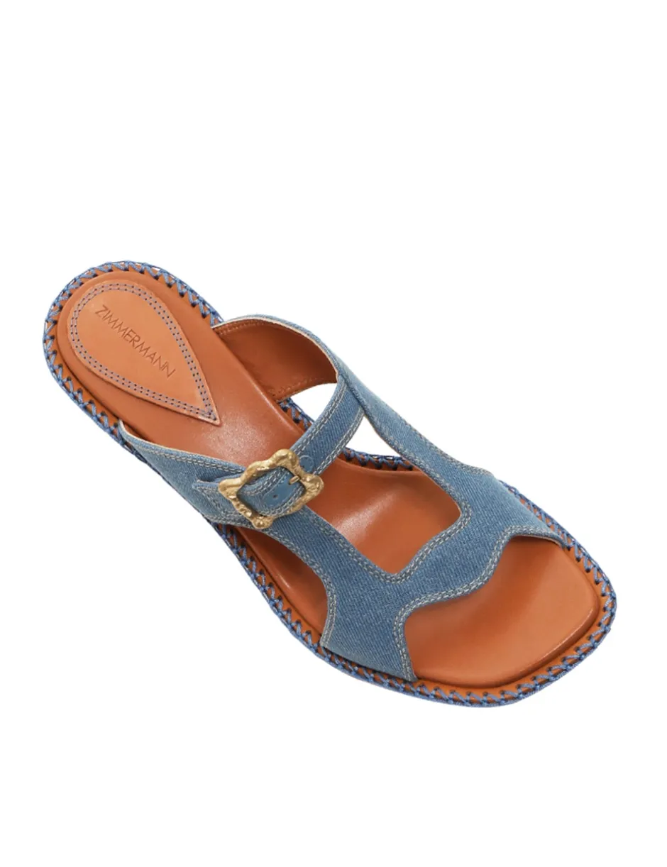 Best ZIMMERMANN Wavy Mule Sandal 65