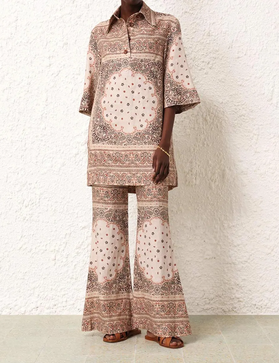 Outlet ZIMMERMANN Wide Leg Pant