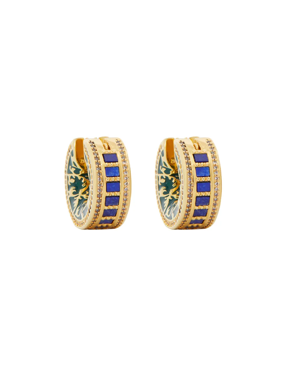ZIMMERMANN Zimmemorabilia Stone Hoops